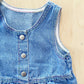 Lee Denim Rainbow Stitch Jumpsuit