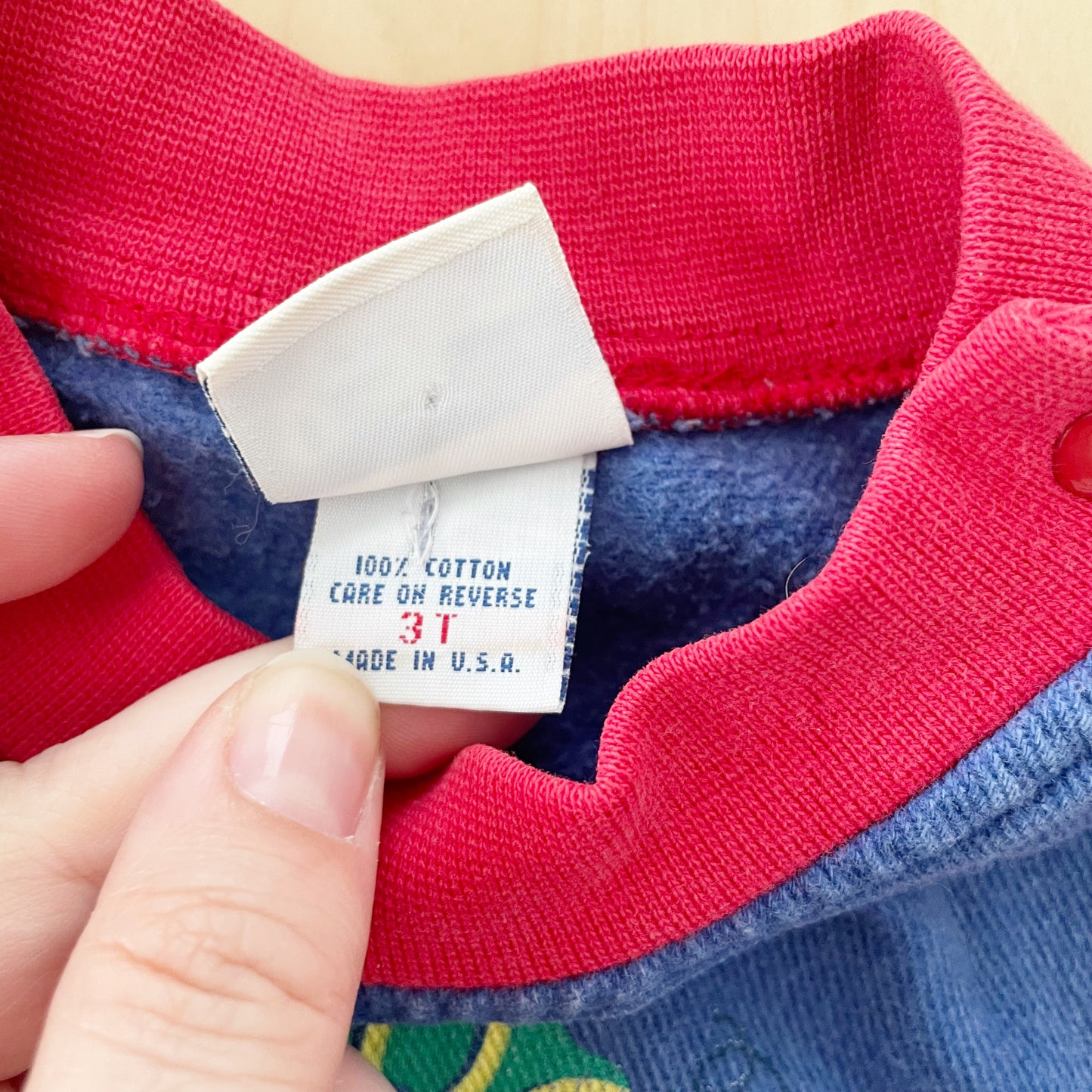 OshKosh Express Train Colorblock Sweatshirt - Yellow Clover Vintage Kids Clothes