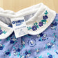 OshKosh Periwinkle Floral Romper - Yellow Clover Vintage Kids Clothes