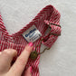 OshKosh Red Hickory Stripe Overalls