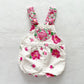 OshKosh Hibiscus Floral Bubble - Yellow Clover Vintage Kids Clothes