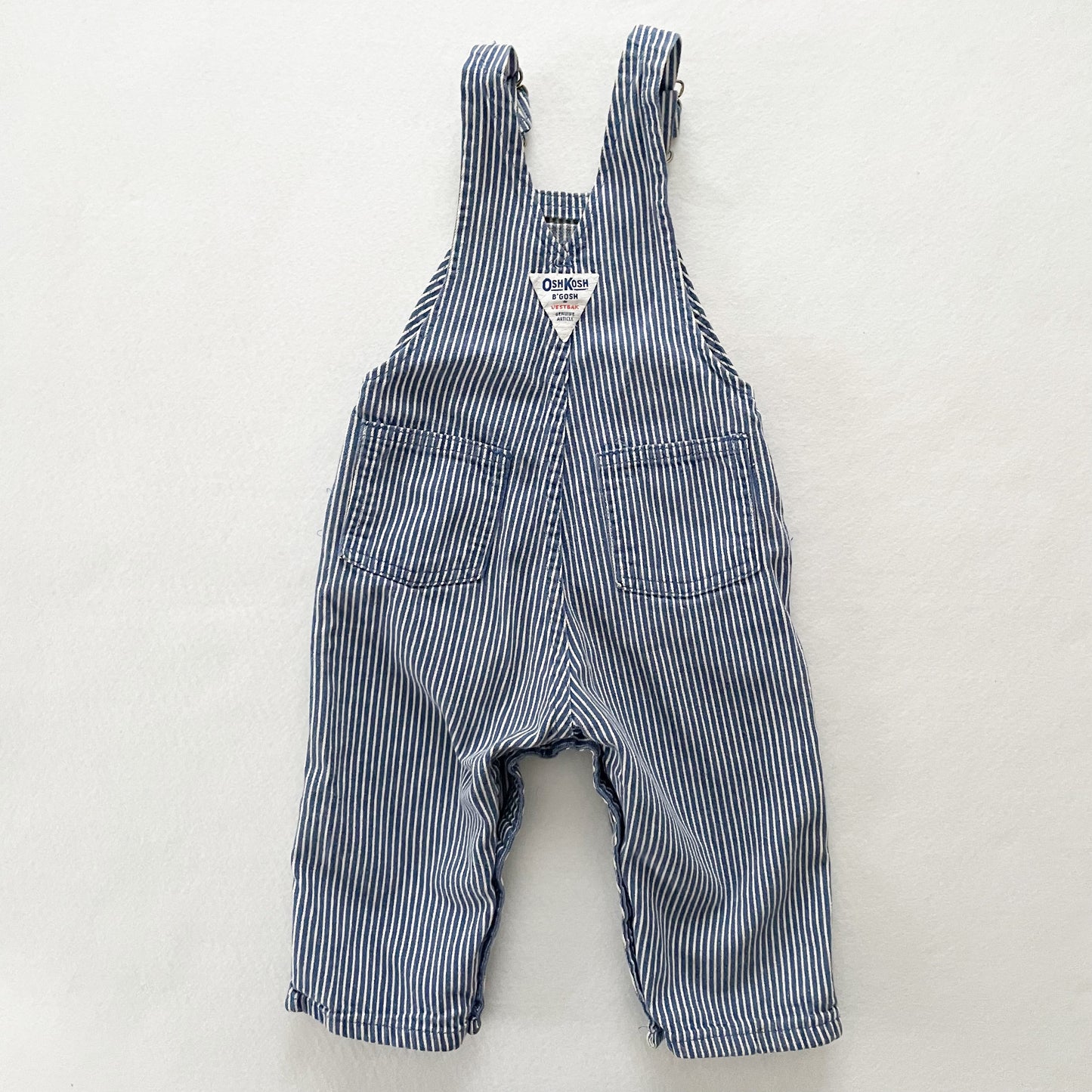 OshKosh Blue Hickory Stripe Overalls