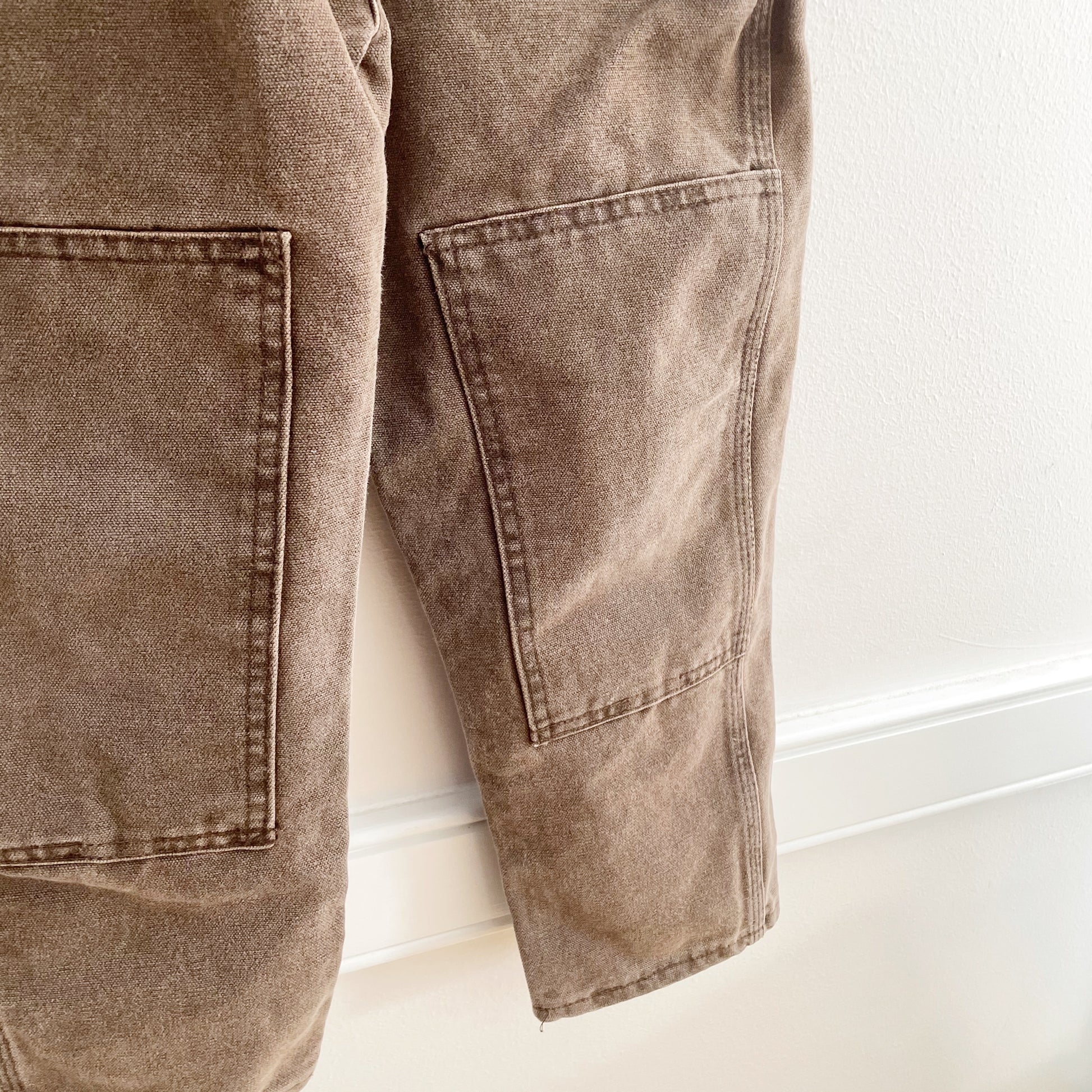 Vintage Brown Carhartt Overalls - Yellow Clover Vintage Kids Clothes