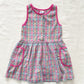 OshKosh Woven Print Pocket Dress - Yellow Clover Vintage Kids Clothes