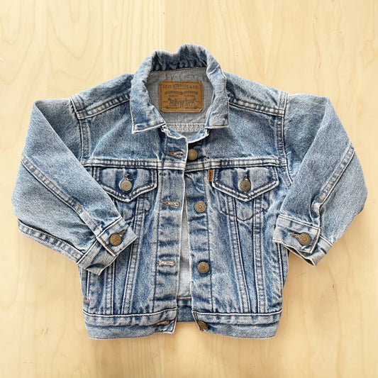Vintage Levi’s Denim Jacket - Yellow Clover Vintage Kids Clothes