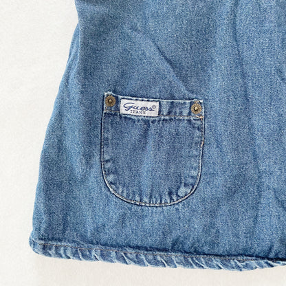 Guess Denim Jumper • 3y - Yellow Clover Vintage Kids Clothes