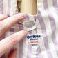 OshKosh Lavendar Stripe Shortalls - Yellow Clover Vintage Kids Clothes