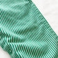 OshKosh Green Hickory Stripe Overalls - Yellow Clover Vintage Kids Clothes
