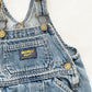 OshKosh Medium Denim Overalls - Yellow Clover Vintage Kids Clothes