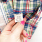 Baby B’gosh Plaid Shortalls