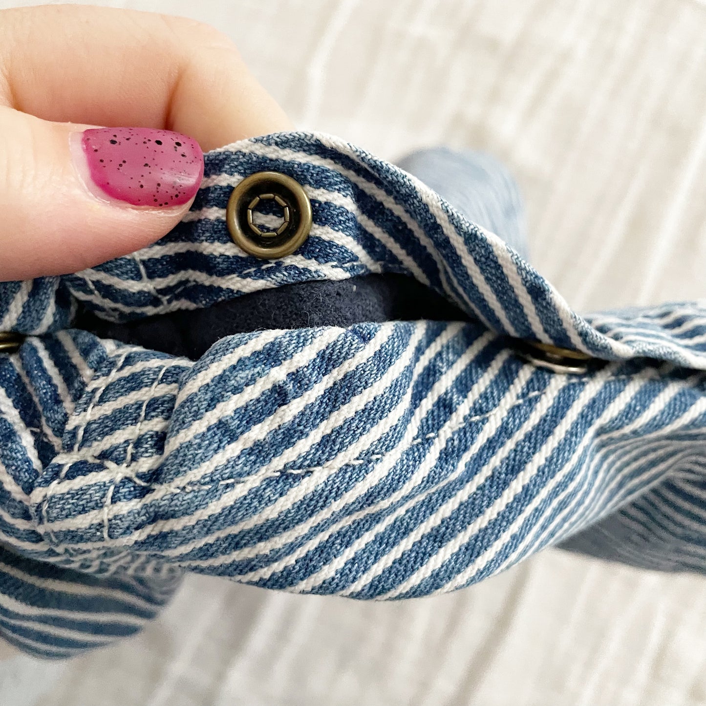 Baby B’gosh Hickory Stripe Bubble Overalls