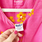 OshKosh Pink Tropical Floral Dress - Yellow Clover Vintage Kids Clothes