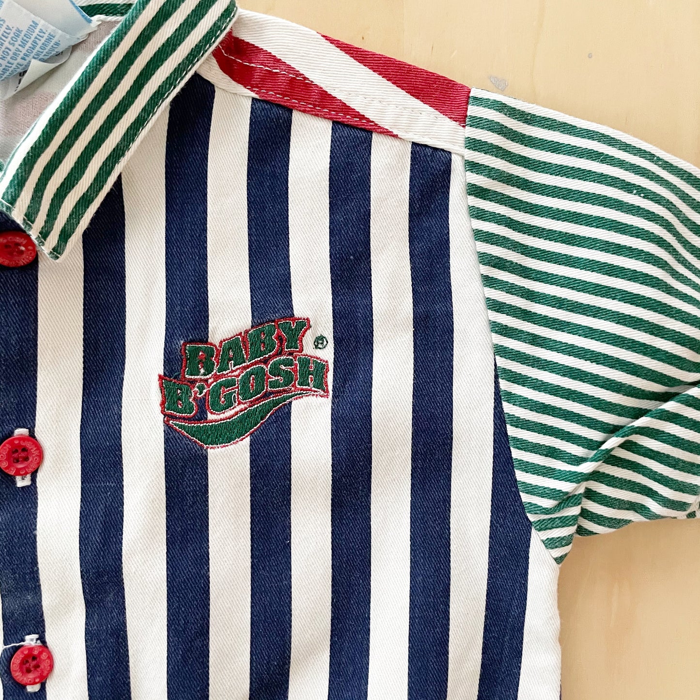 Baby B’gosh Stripe Block Romper