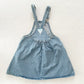OshKosh Denim Scoop Skirtall - Yellow Clover Vintage Kids Clothes