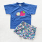 OshKosh Strawberry Daisy Set - Yellow Clover Vintage Kids Clothes