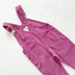 OshKosh Dusty Purple Cord Overalls - Yellow Clover Vintage Kids Clothes