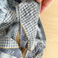 OshKosh Blue Print Overall Skirtall - Yellow Clover Vintage Kids Clothes