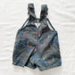 OshKosh Geo Outdoors Print Shortalls - Yellow Clover Vintage Kids Clothes