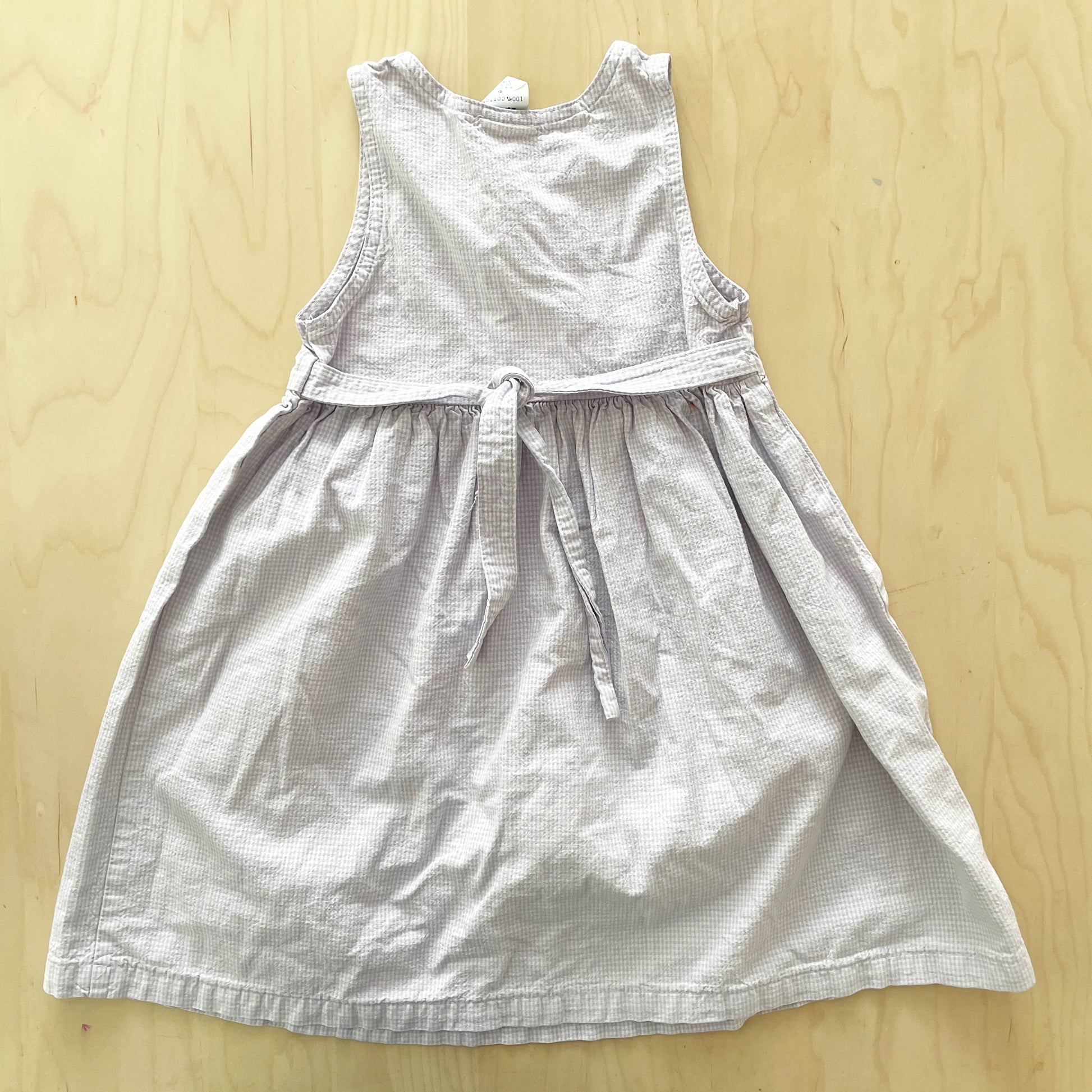 OshKosh Plant Embroidery Gingham Dress - Yellow Clover Vintage Kids Clothes