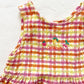 OshKosh Seersucker Fruit Embroidered Dress - Yellow Clover Vintage Kids Clothes