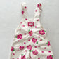 OshKosh Hibiscus Floral Overalls - Yellow Clover Vintage Kids Clothes