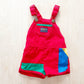 Vintage OshKosh Color Block Shortalls