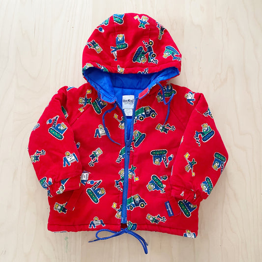 Vintage OshKosh Construction Mice Cord Jacket