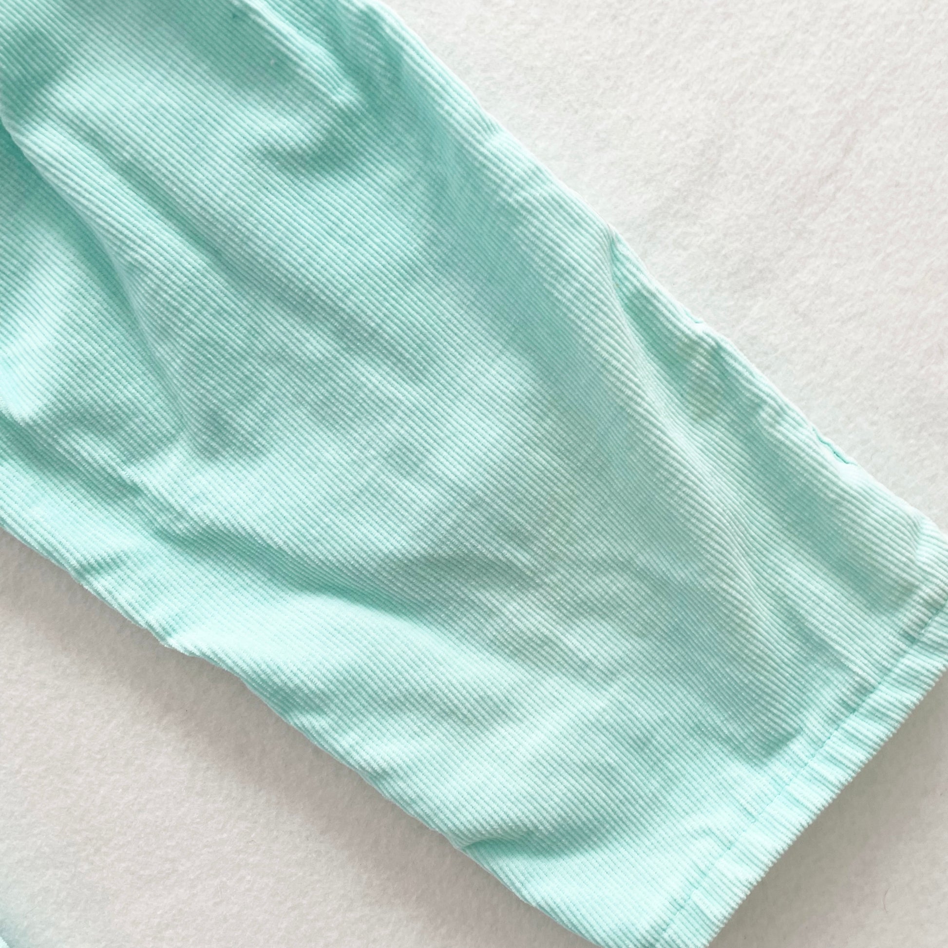 OshKosh Mint Blue Cord Overalls - Yellow Clover Vintage Kids Clothes