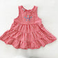 OshKosh Gingham Embroidered Dress - Yellow Clover Vintage Kids Clothes
