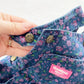 OshKosh Floral Printed Denim Skirtall - Yellow Clover Vintage Kids Clothes
