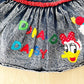 Donald and Daisy Duck Acid Wash Dress