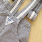 OshKosh Nautical Stripe Seaworthy Shortalls - Yellow Clover Vintage Kids Clothes