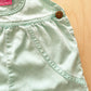 OshKosh Mint Green Shortalls - Yellow Clover Vintage Kids Clothes