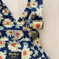 OshKosh Sunflower Baggy Shortalls - Yellow Clover Vintage Kids Clothes