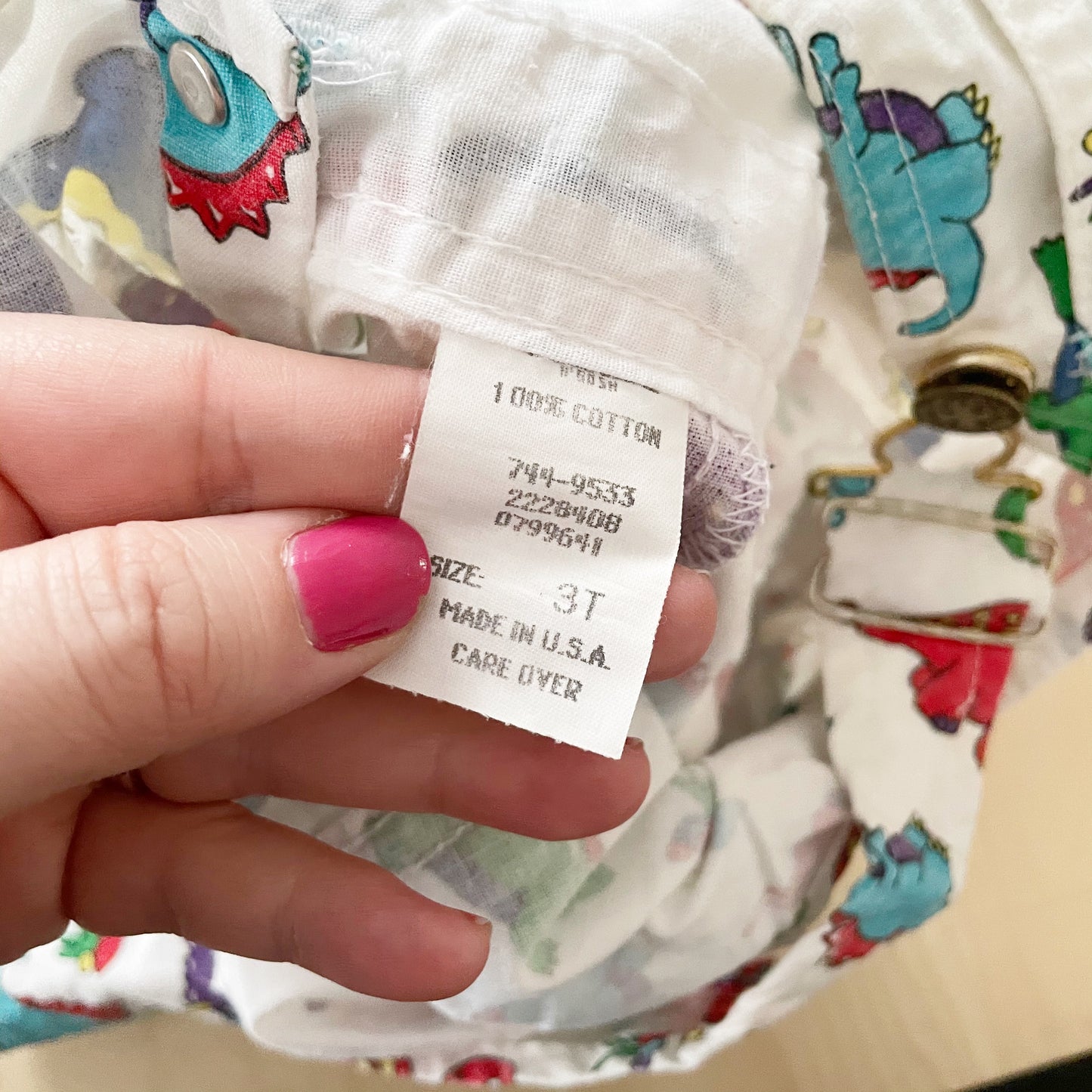 OshKosh Colorful Dino Shortalls