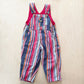 OshKosh Striped Lined Overalls - Yellow Clover Vintage Kids Clothes