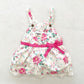 OshKosh Rose Floral Skirtall - Yellow Clover Vintage Kids Clothes