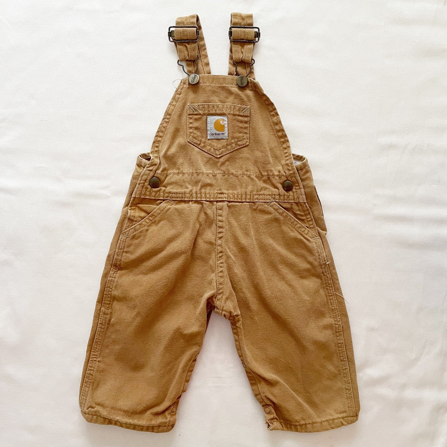 Carhartt Tan Overalls • 18m - Yellow Clover Vintage Kids Clothes