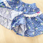 Vintage OshKosh Blue Floral Tank Set - Yellow Clover Vintage Kids Clothes