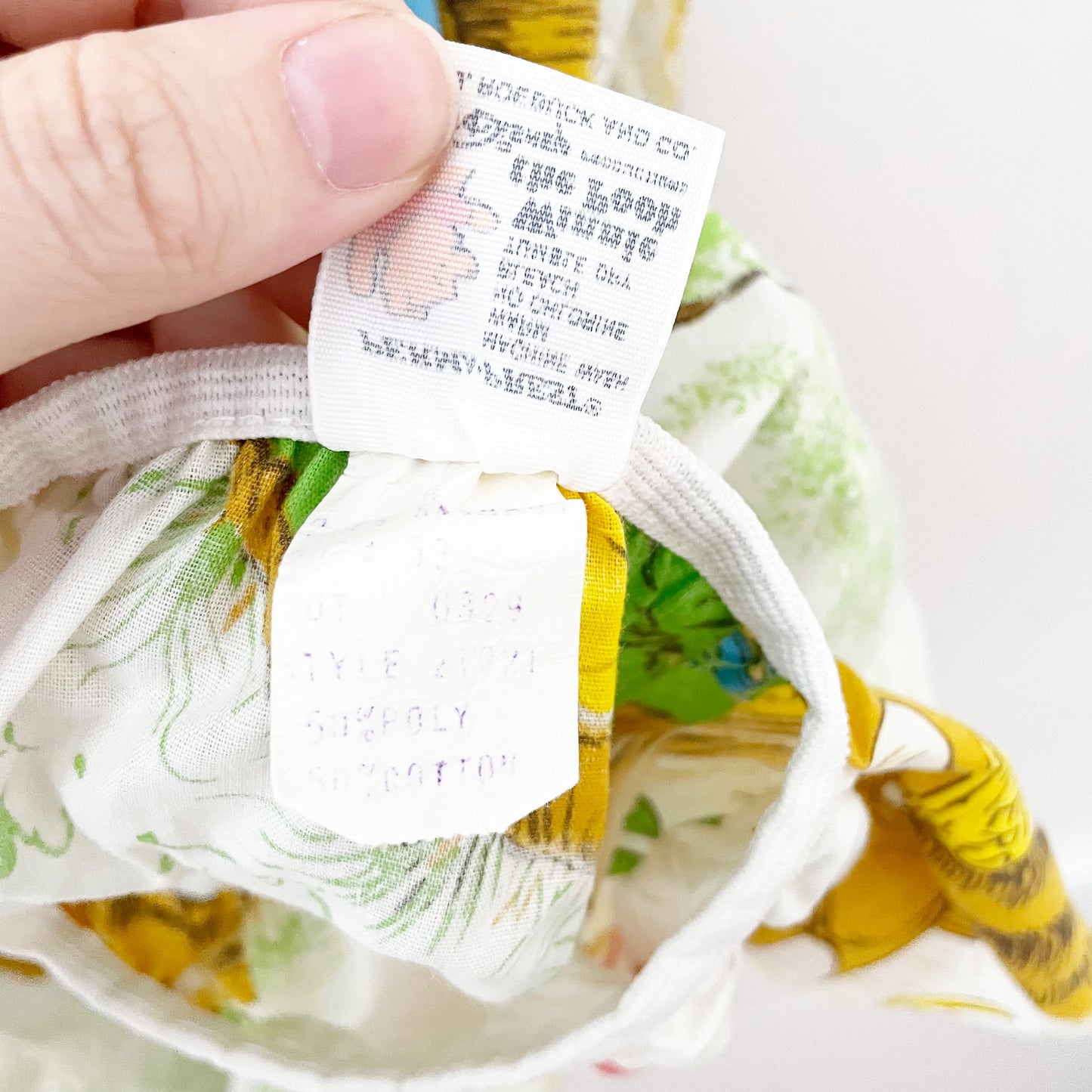Sears Winnie the Pooh Crib Sheet - Yellow Clover Vintage Kids Clothes