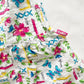 OshKosh Tropical Print Textured Romper - Yellow Clover Vintage Kids Clothes