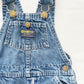 OshKosh Classic Cut Denim Shortalls - Yellow Clover Vintage Kids Clothes