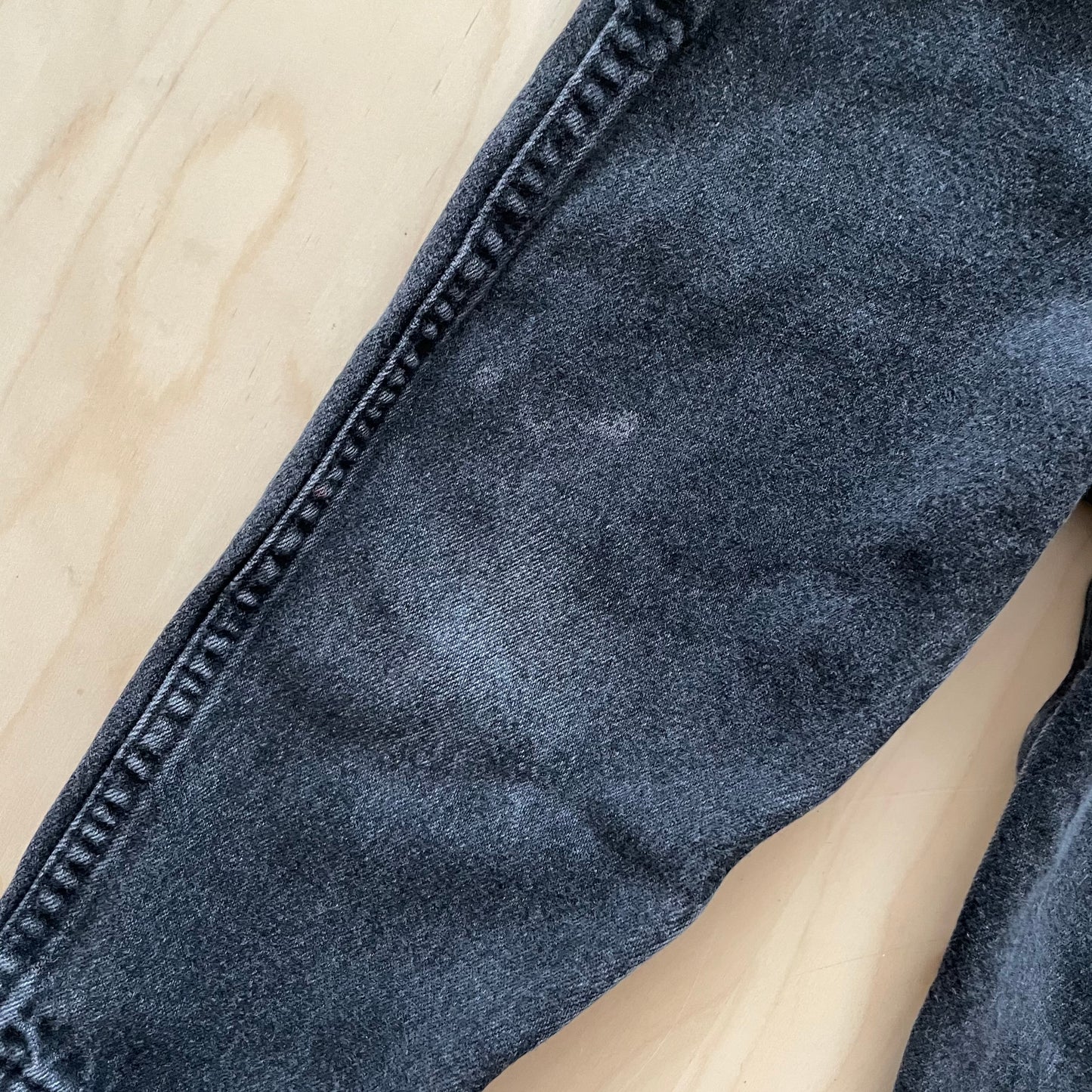 Vintage Baby B’gosh Dark Gray/Black Denim Overalls
