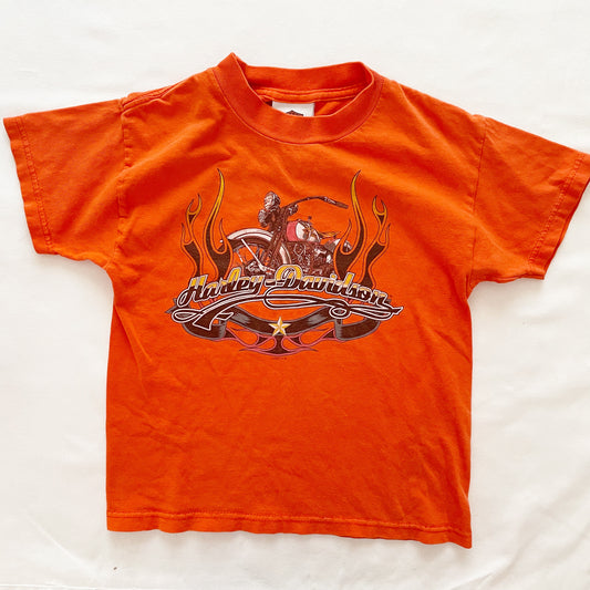 Harley-Davidson Graphic Tee • 6-8y - Yellow Clover Vintage Kids Clothes