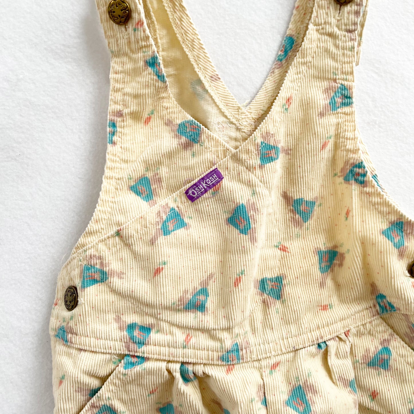 OshKosh Bunny Print Overalls