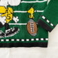 Snoopy and Friends Snoopy + Woodstock Football Sweater • 4T - Yellow Clover Vintage Kids Clothes