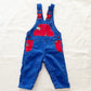 Lee Cord Vehicles Buckle Overalls • 18m - Yellow Clover Vintage Kids Clothes