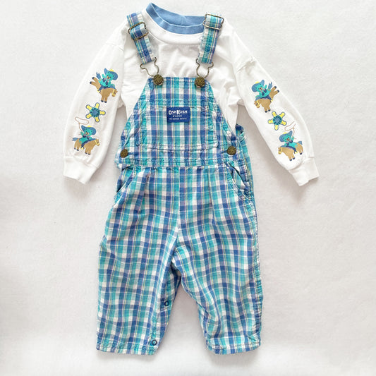 OshKosh Plaid Cowboy Bear Set