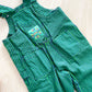 Vintage Circo Green Striped Overalls - Yellow Clover Vintage Kids Clothes