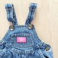 Baby B’gosh Scoop Cut Denim Overalls - Yellow Clover Vintage Kids Clothes